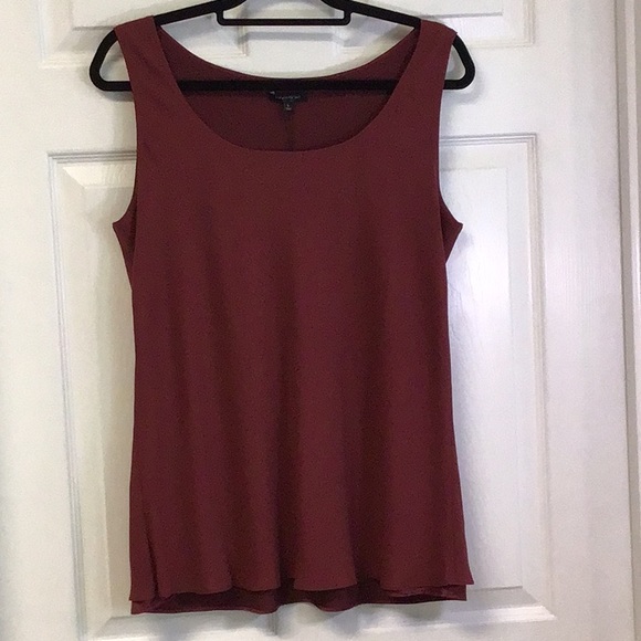 Lafayette brandy-wine sleeveless top. - Picture 5 of 9